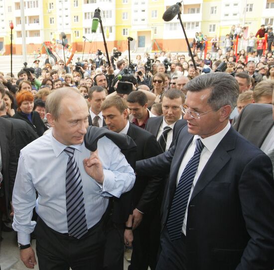 Prime Minister Vladimir Putin visits Astrakhan