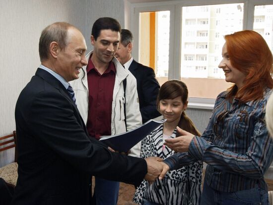 Prime Minister Vladimir Putin visits Astrakhan