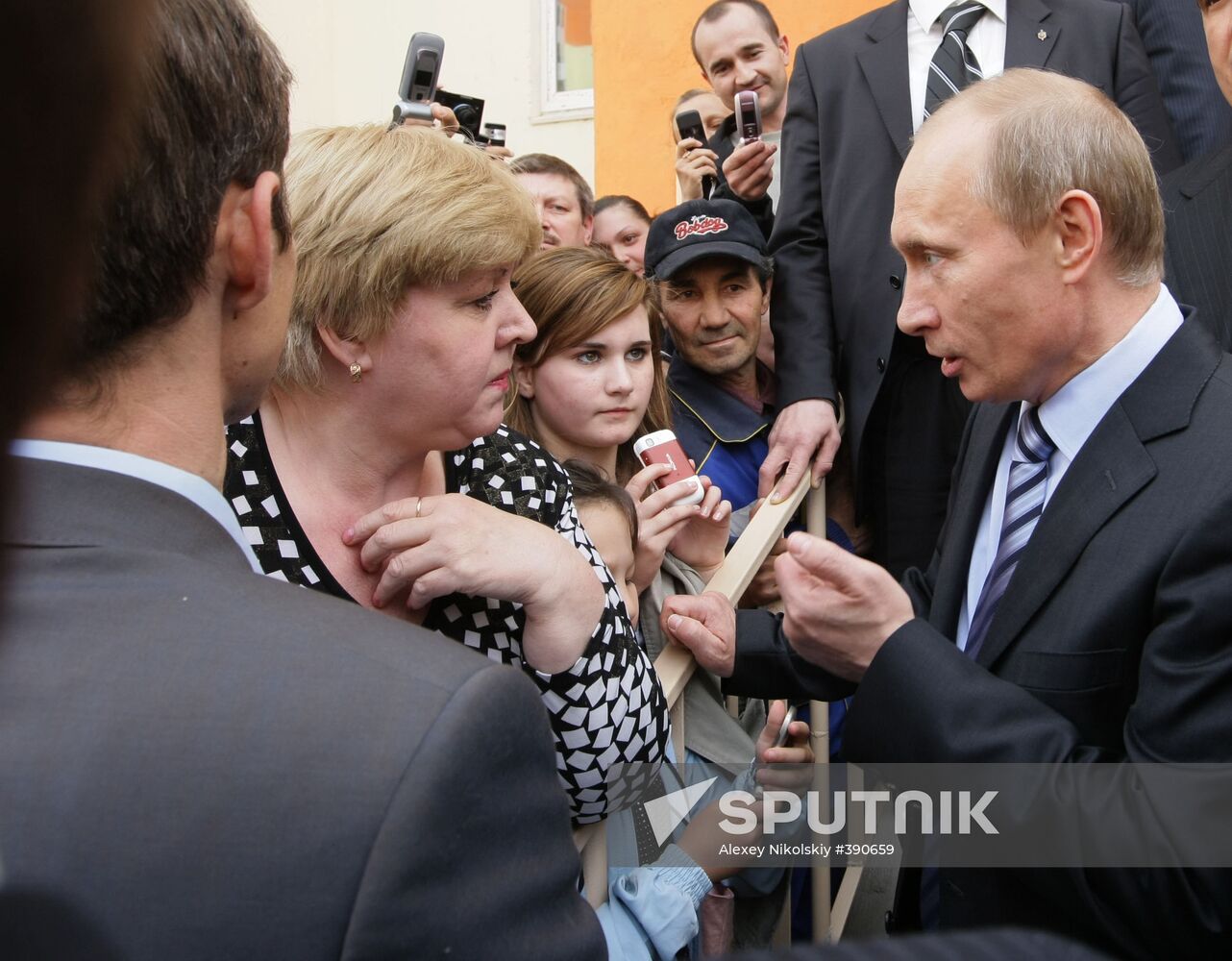 Prime Minister Vladimir Putin visits Astrakhan