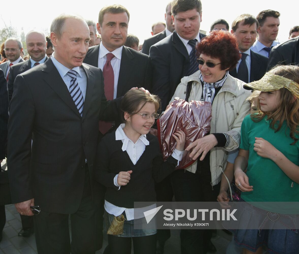 Prime Minister Vladimir Putin visits Astrakhan