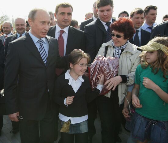 Prime Minister Vladimir Putin visits Astrakhan