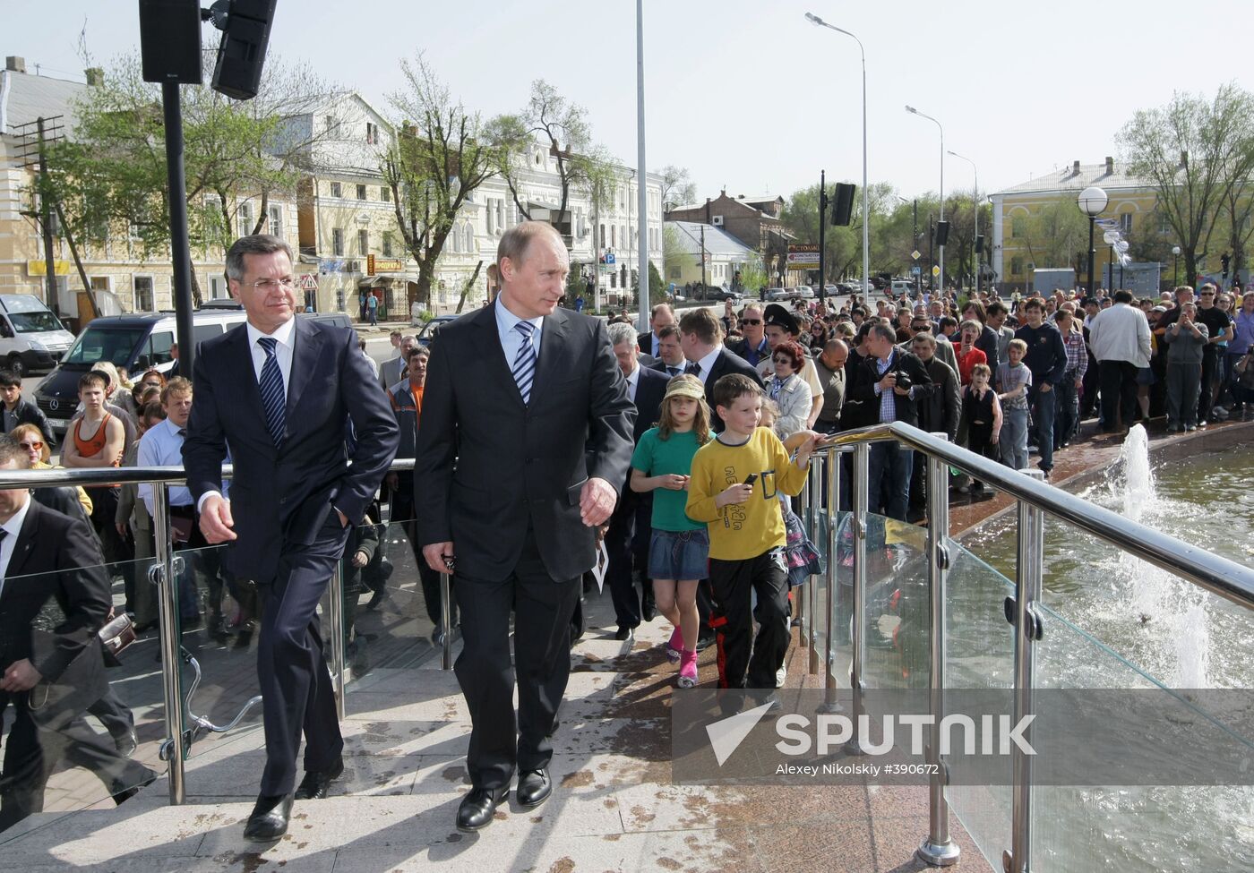 Prime Minister Vladimir Putin visits Astrakhan