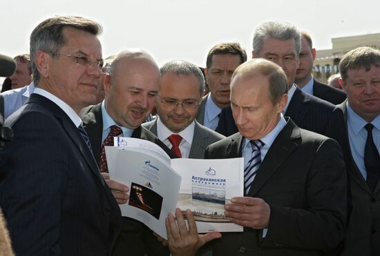 Prime Minister Vladimir Putin visits Astrakhan