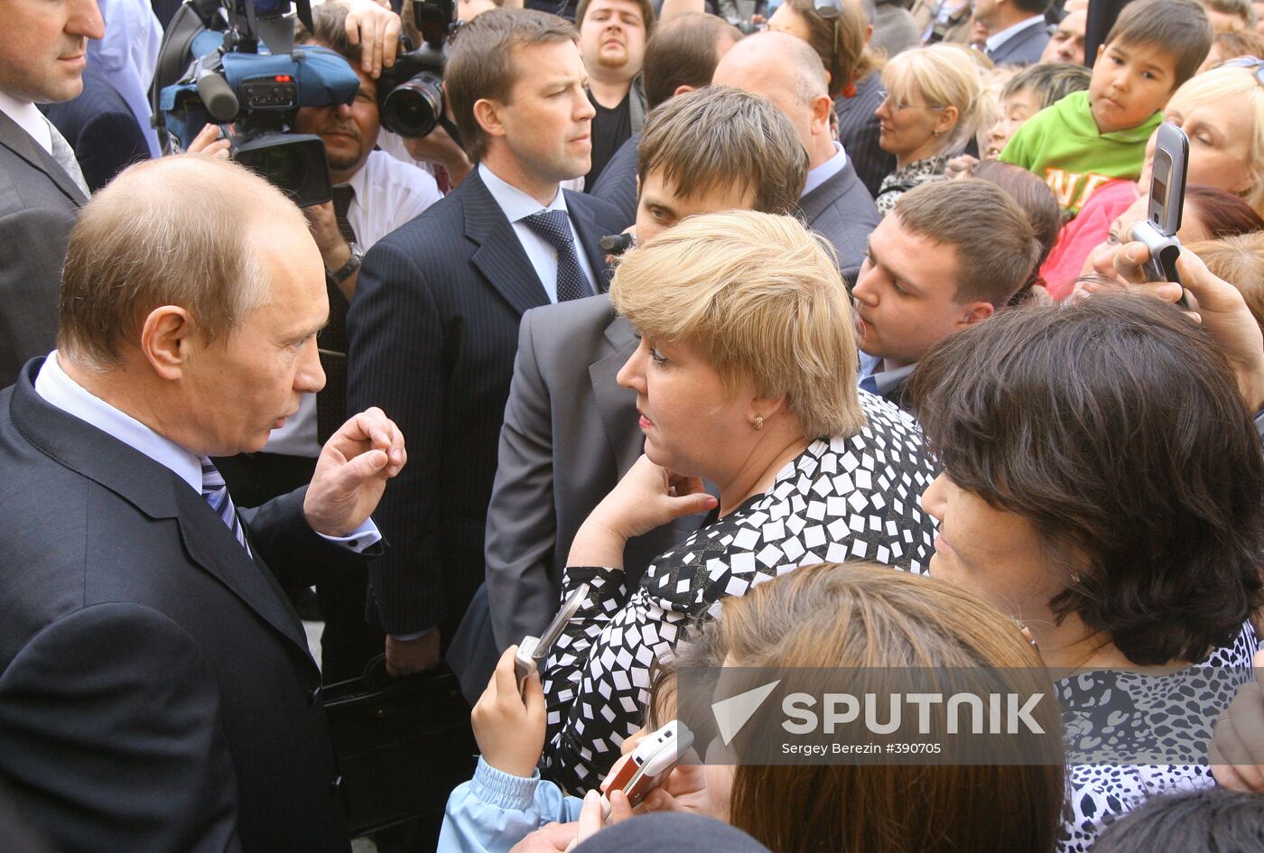 Prime Minister Vladimir Putin visits Astrakhan