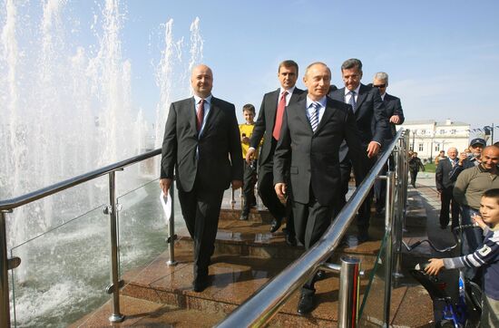 Prime Minister Vladimir Putin visits Astrakhan