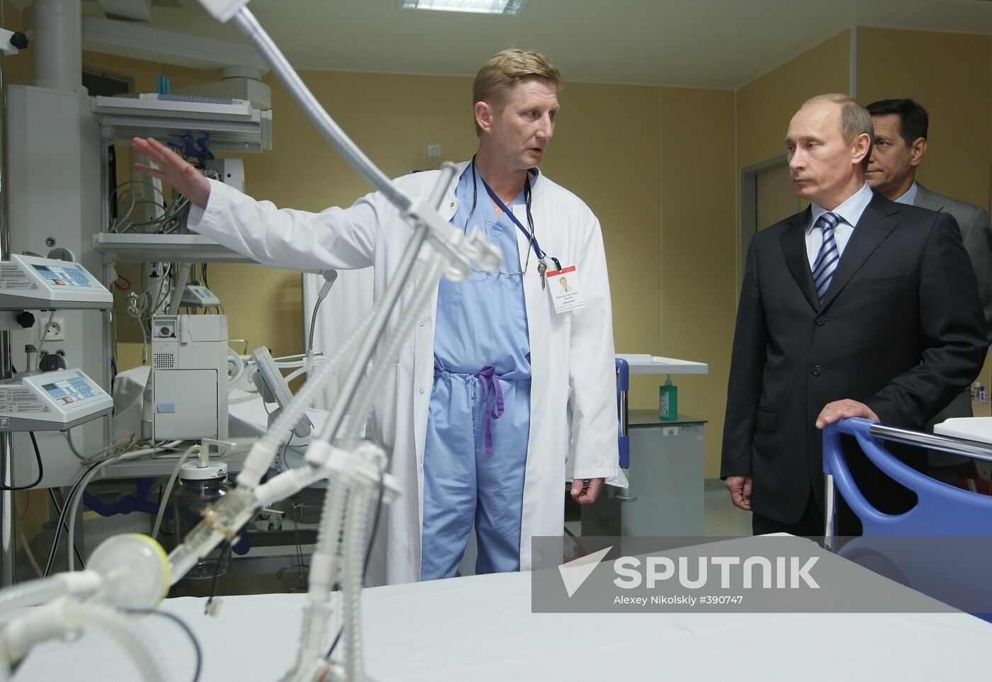 Prime Minister Vladimir Putin visiting Astrakhan
