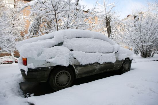 Cold snap in Yekaterinburg