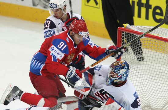 2009 Ice Hockey Championship. Russia vs. USA