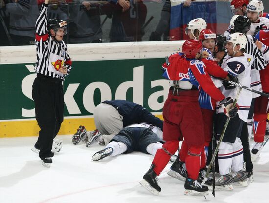 2009 Ice Hockey Championship. Russia vs. USA