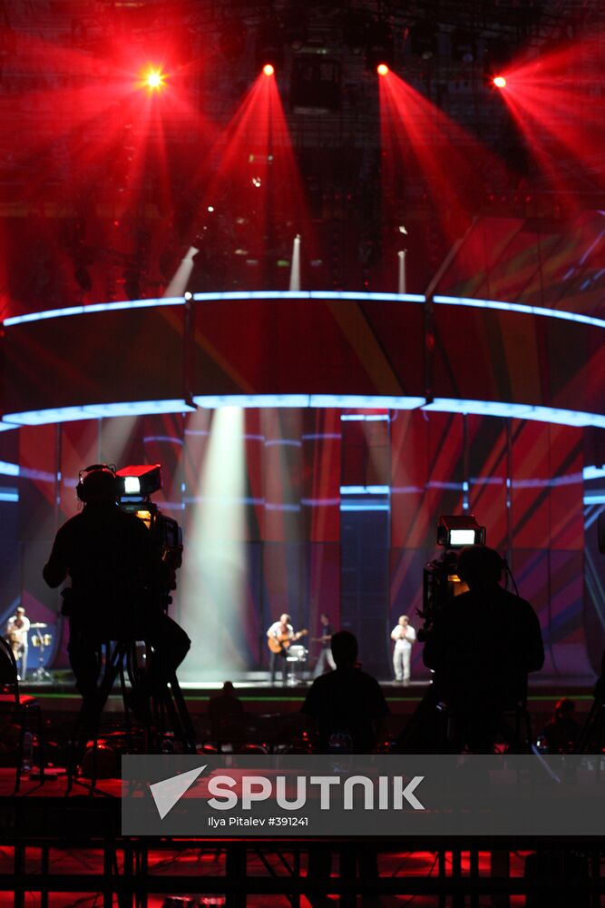 Preparations for Eurovision Song Contest