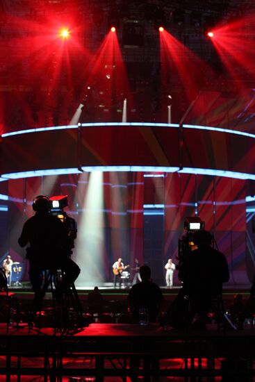 Preparations for Eurovision Song Contest
