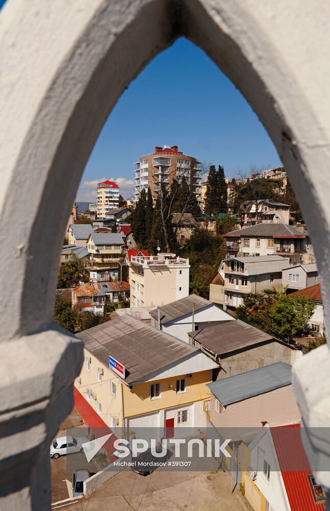 View of the Svetlana residential area in Sochi
