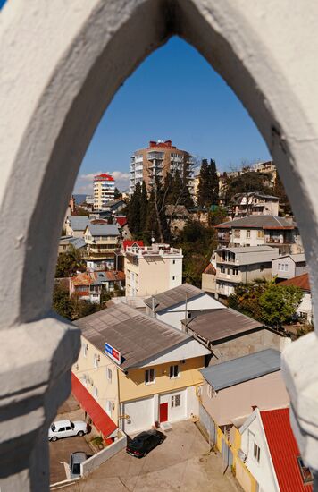 View of the Svetlana residential area in Sochi