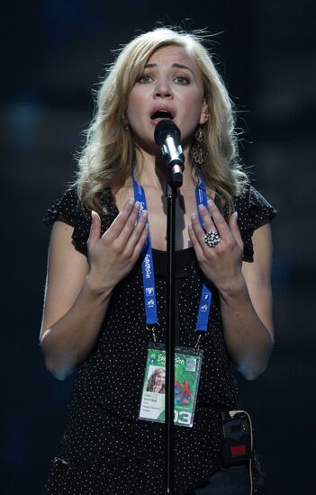 Singer Lidia Kopania from Poland