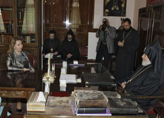 Russian First Lady visits Yerevan