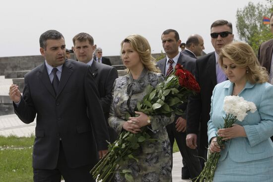 Russian First Lady visits Yerevan
