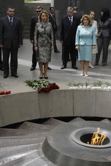Russian First Lady visits Yerevan