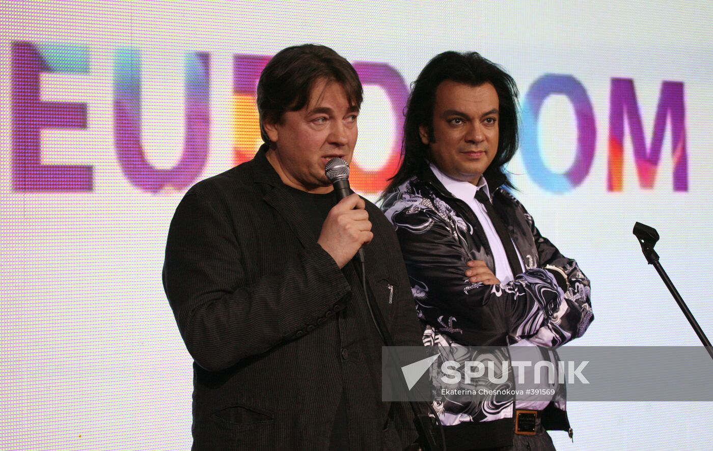 Konstantin Ernst and Filipp Kirkorov