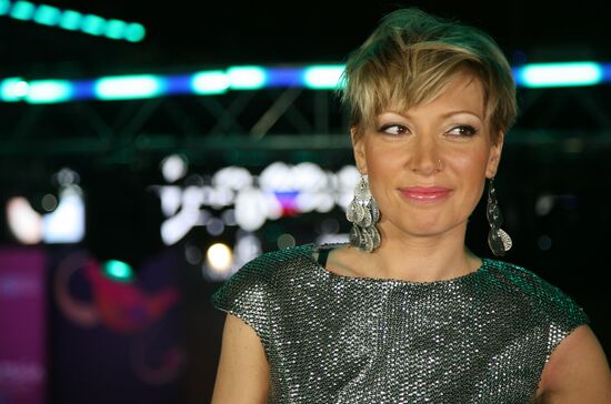 Avrora, presenter of Eurodome opening ceremony