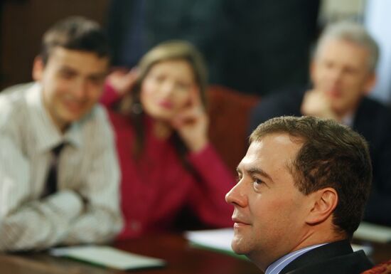Dmitry Medvedev meeting with ACM-ICPC winners