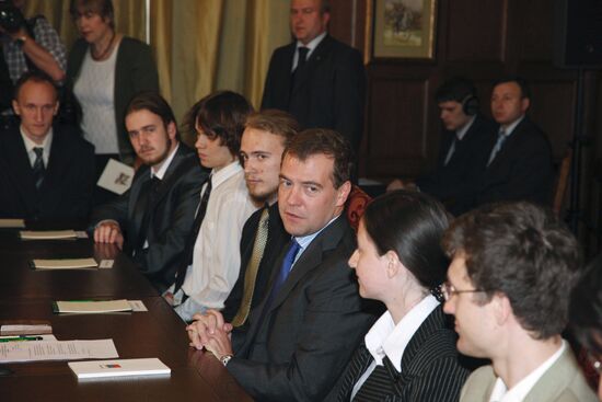 Dmitry Medvedev meeting with ACM-ICPC winners