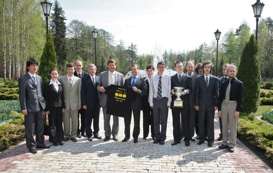 President Medvedev held a number of meetings on May 6, 2009.