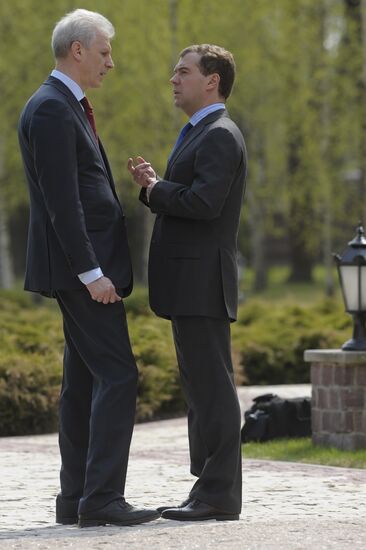 Medvedev held a number of meetings on May 6, 2009
