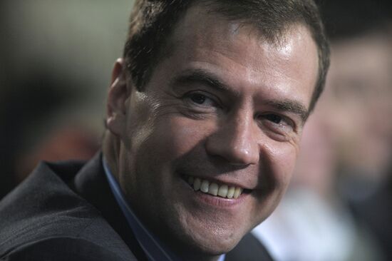 Medvedev held a number of meetings on May 6, 2009