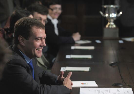 Medvedev held a number of meetings on May 6, 2009