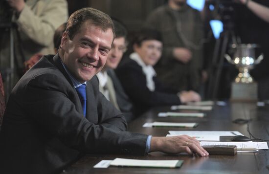 Medvedev held a number of meetings on May 6, 2009