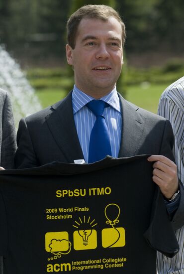 Medvedev held a number of meetings on May 6, 2009