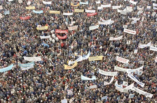 Anti-war protest in Moscow