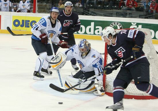 2009 IIHF World Championships, Quarterfinals. Finland vs. USA
