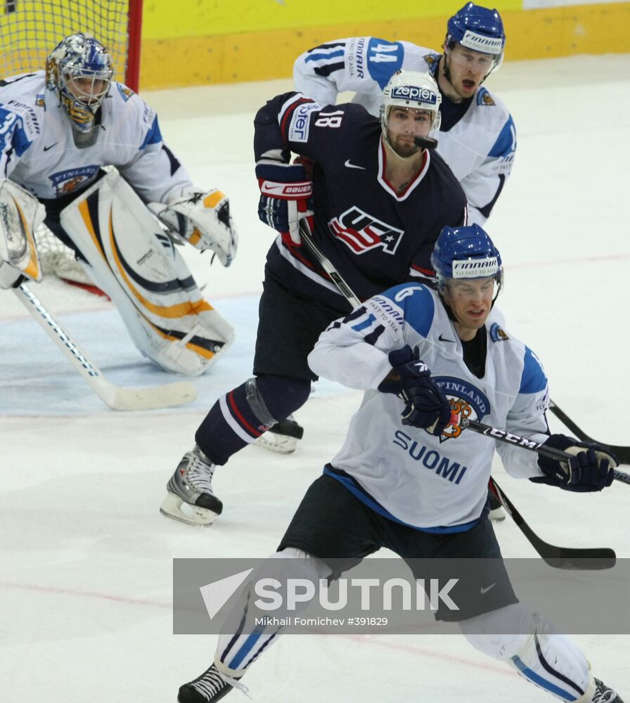 2009 IIHF World Championships, Quarterfinals. Finland vs. USA