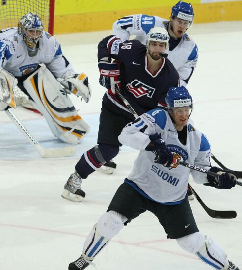 2009 IIHF World Championships, Quarterfinals. Finland vs. USA