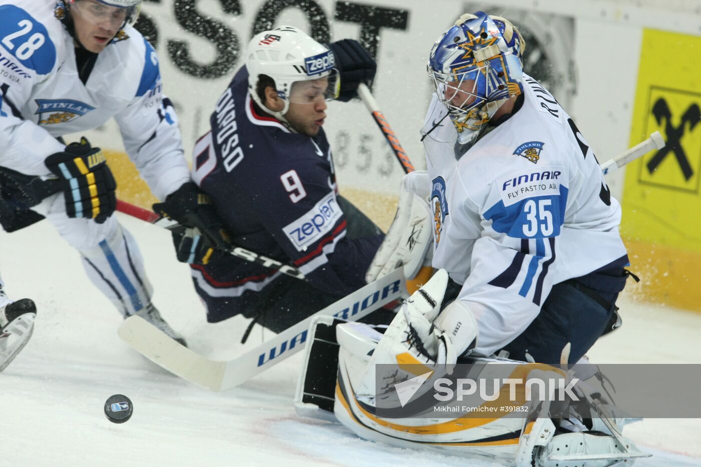 2009 IIHF World Championships, Quarterfinals. Finland vs. USA