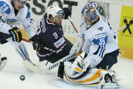 2009 IIHF World Championships, Quarterfinals. Finland vs. USA