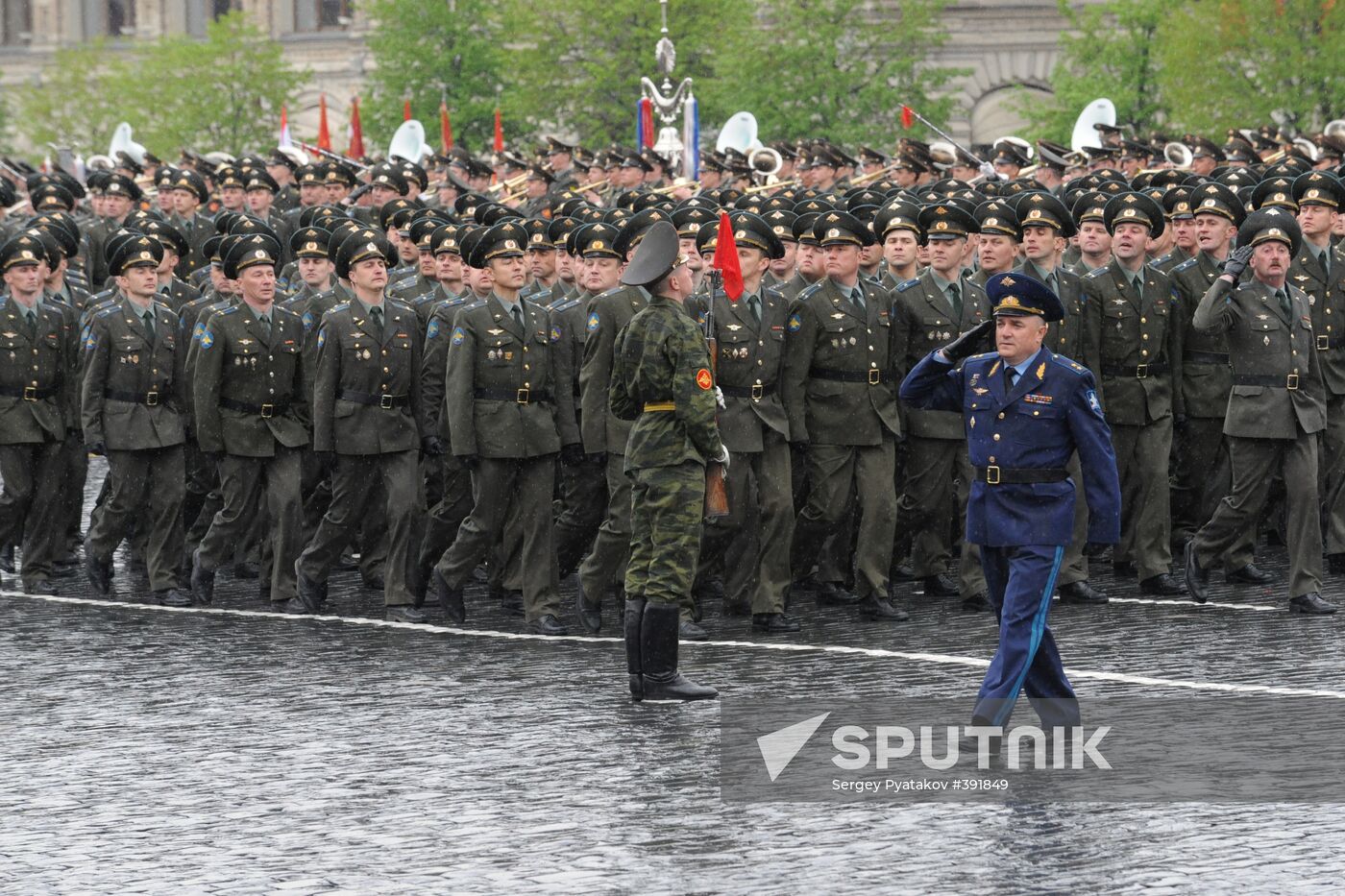 Dress rehearsal of the Victory Day parade in Moscow