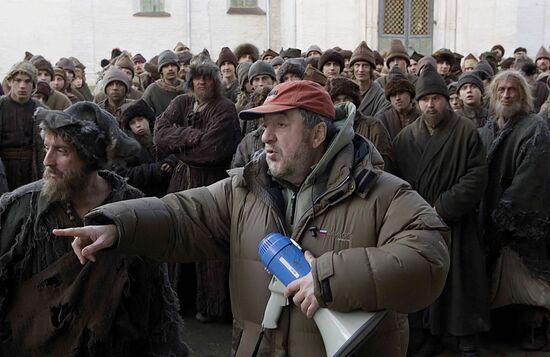 Shooting of "Tsar" by Pavel Lungin