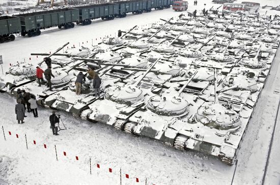 Tanks slated for destruction
