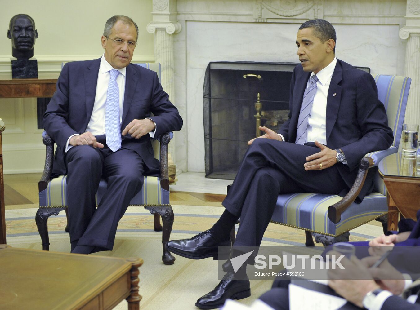 Sergei Lavrov meeting with Barack Obama