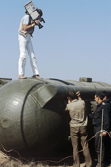Preparing to blow up RSD-10 missiles