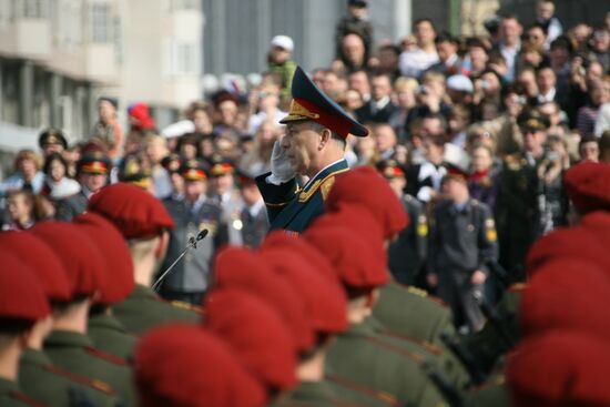 Victory Day parade in Yekaterinburg