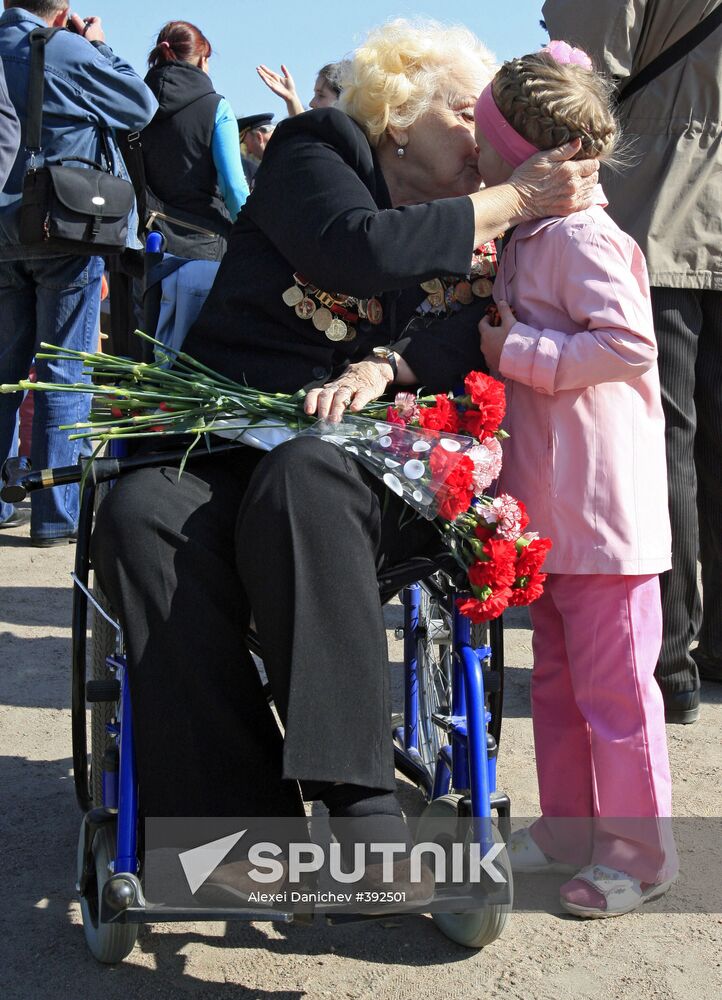 Victory Day celebrations in St. Petersburg