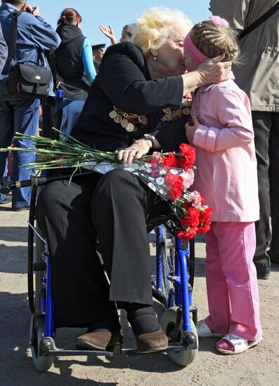 Victory Day celebrations in St. Petersburg