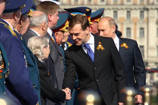Russian President, PM attend Victory Day parade in Moscow