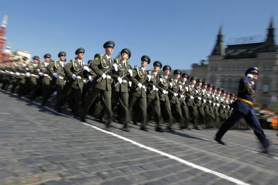Victory Day parade on Moscow's Red Square