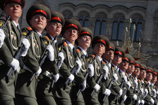 Victory Day parade on Moscow's Red Square