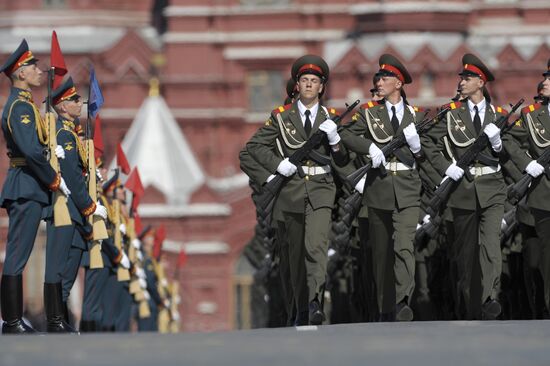 Victory Day parade on Moscow's Red Square