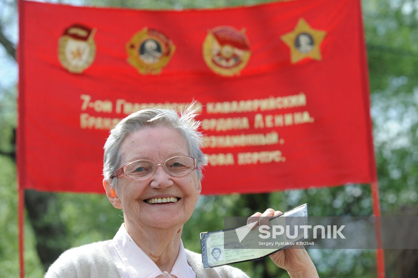WWII veterans meet in Gorki Park